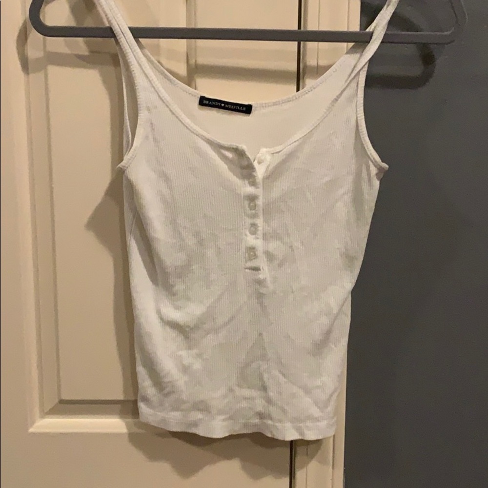 RARE WHITE BRANDY TANK!!!